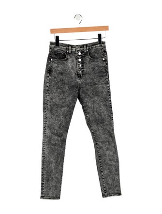 Veronica Beard Mid-Rise Skinny Leg Jeans