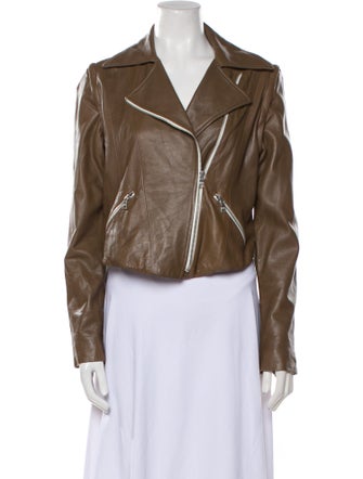 Veronica Beard Leather Biker Jacket