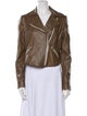 Veronica Beard Leather Biker Jacket