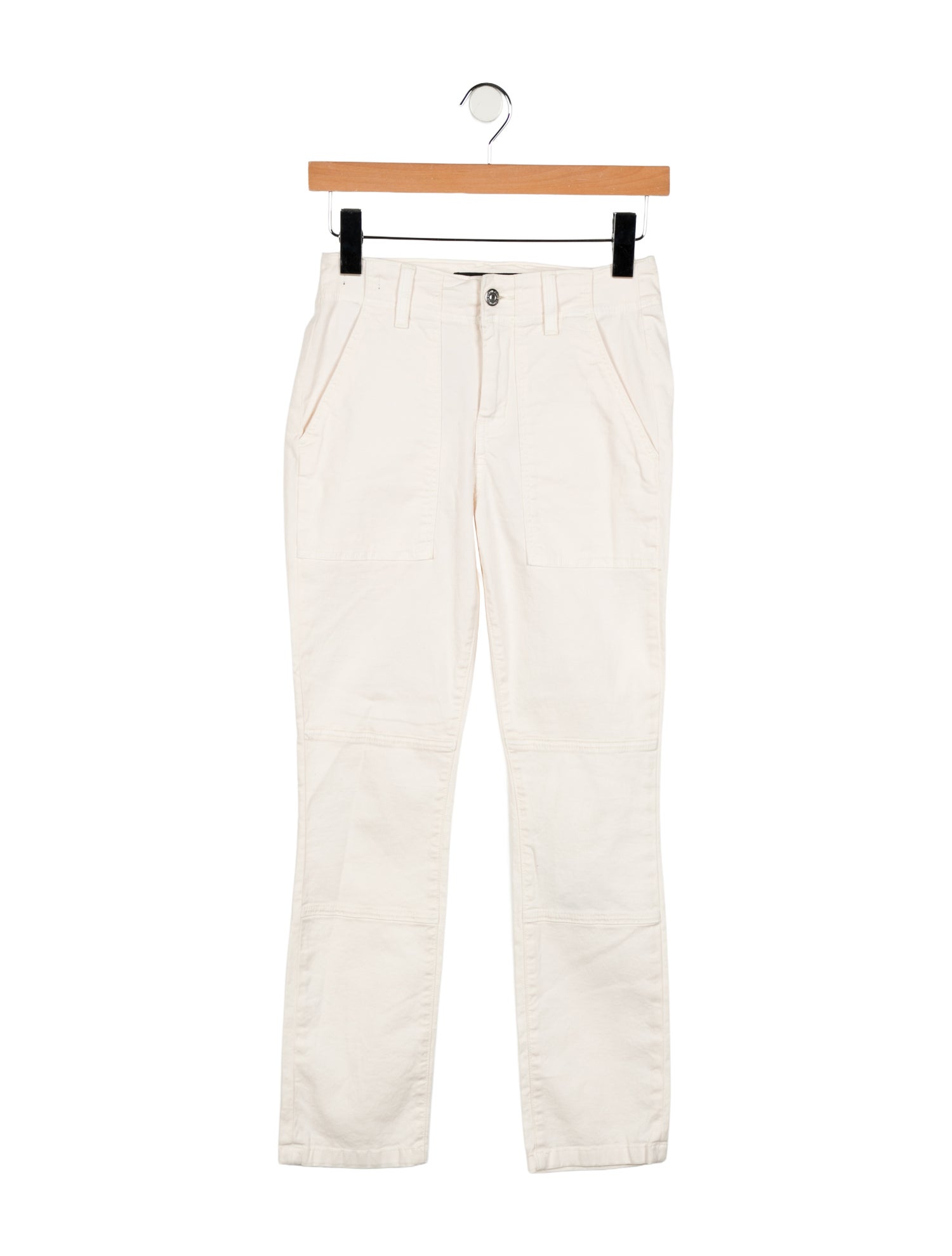 Veronica Beard Mid-Rise Straight Leg Jeans