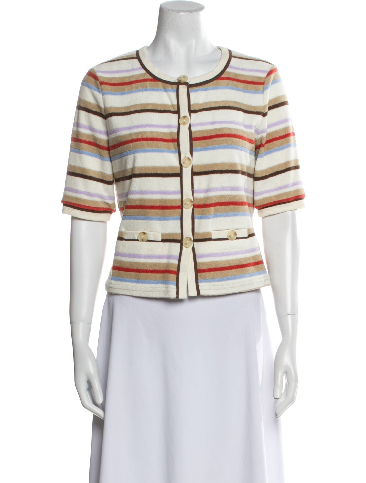 Veronica Beard Striped Evening Jacket