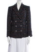 Veronica Beard Plaid Print Blazer