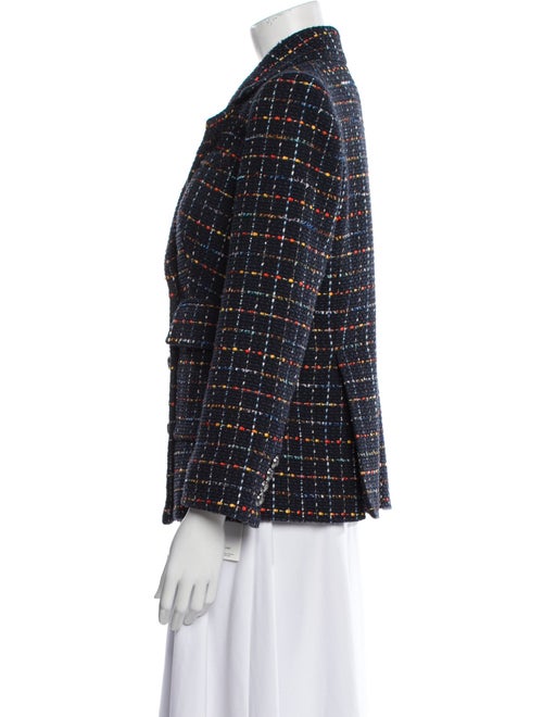 Veronica Beard Plaid Print Blazer