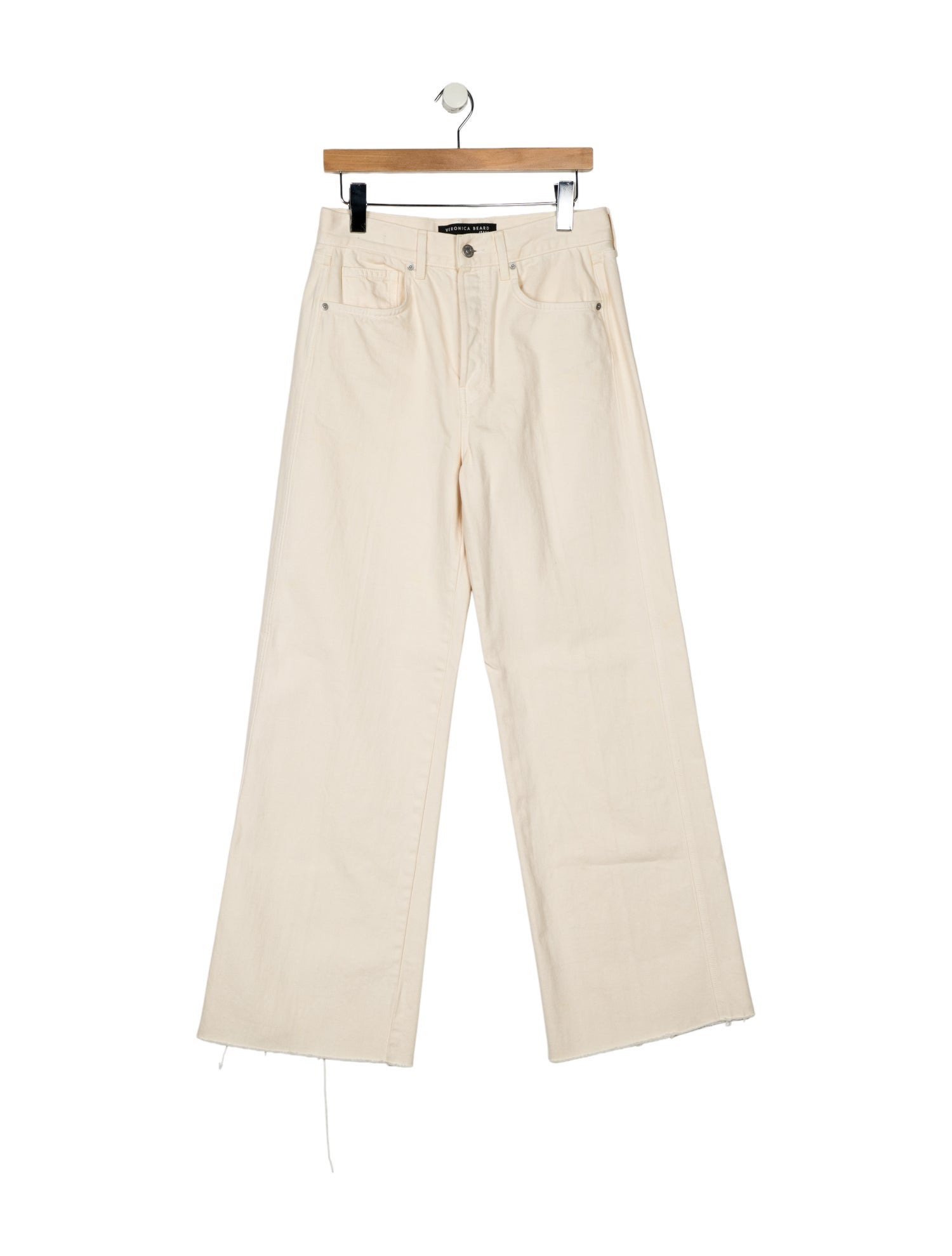 Veronica Beard High-Rise Wide Leg Jeans