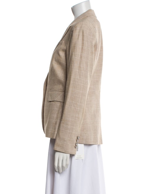 Veronica Beard Plaid Print Blazer