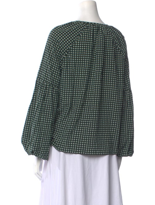 Veronica Beard Silk Printed Blouse