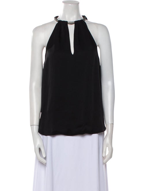 Veronica Beard Halterneck Sleeveless Blouse