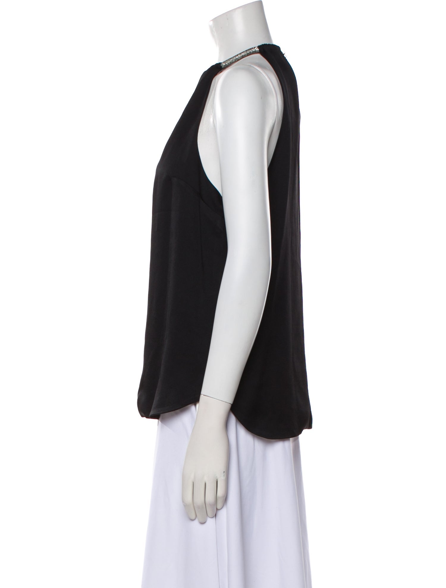 Veronica Beard Halterneck Sleeveless Blouse