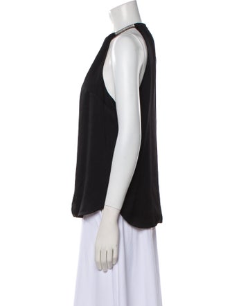 Veronica Beard Halterneck Sleeveless Blouse