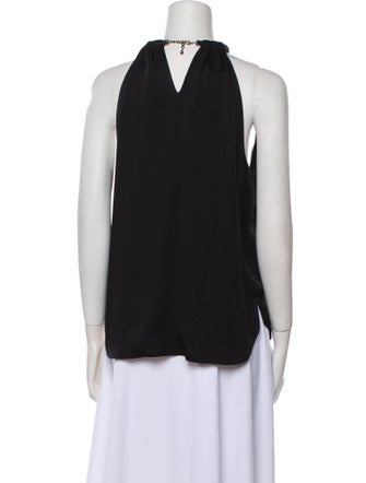 Veronica Beard Halterneck Sleeveless Blouse