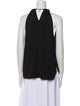 Veronica Beard Halterneck Sleeveless Blouse