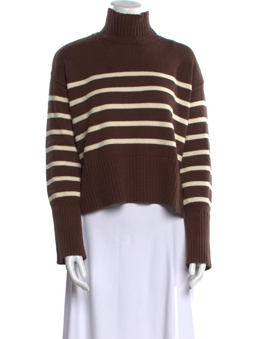 Veronica Beard Striped Turtleneck Sweater