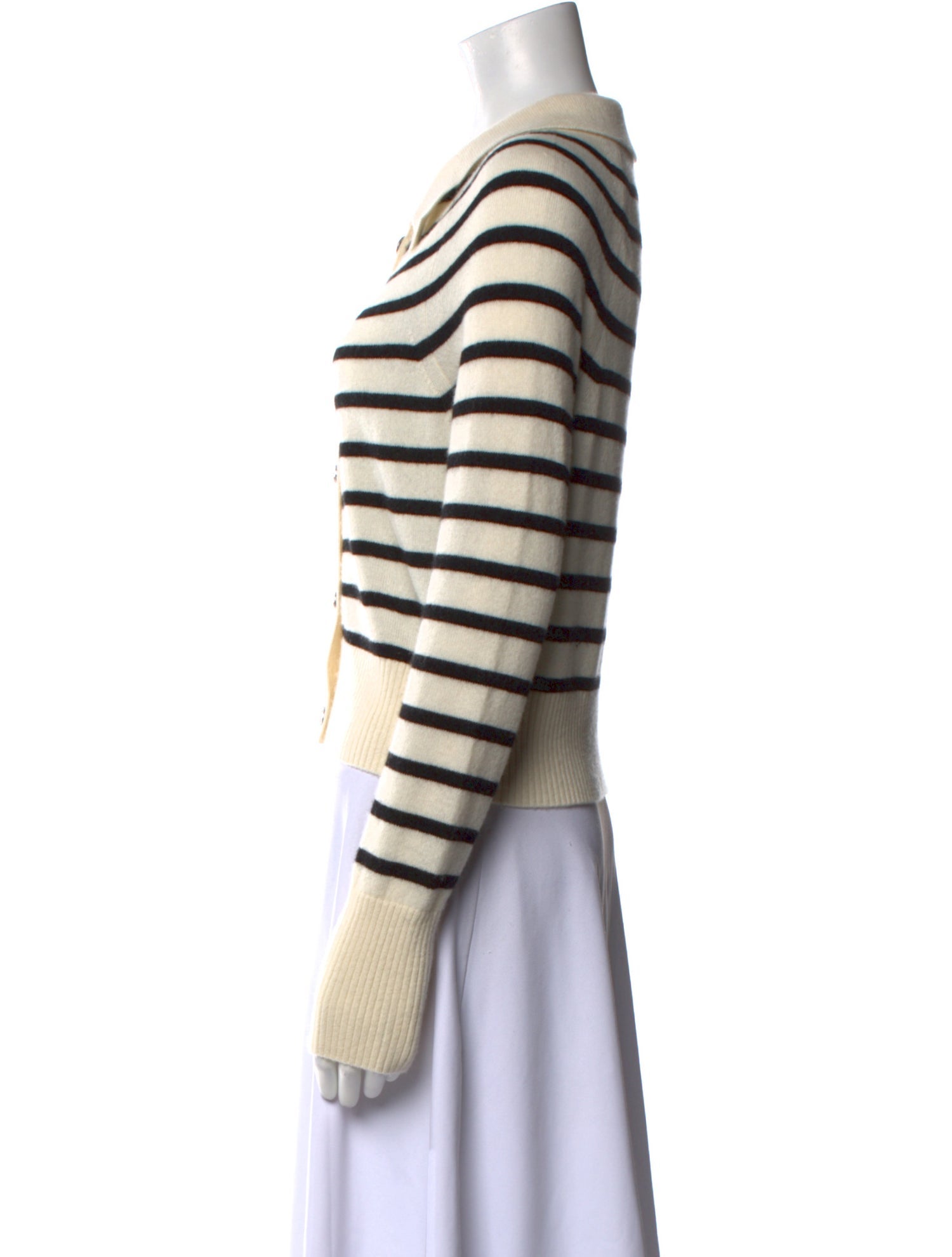 Veronica Beard Cashmere Striped Sweater