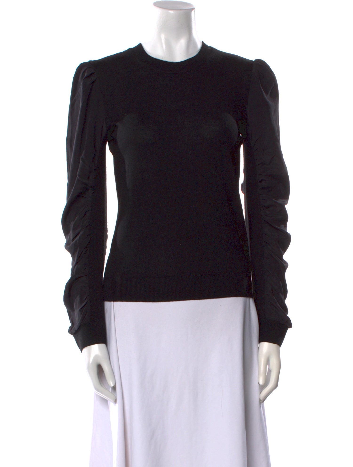 Veronica Beard Merino Wool Crew Neck Sweatshirt