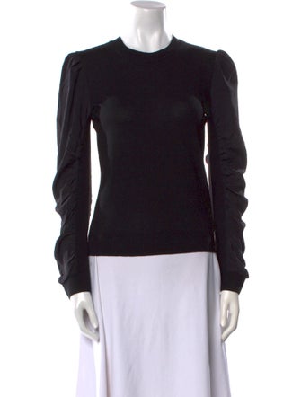 Veronica Beard Merino Wool Crew Neck Sweatshirt