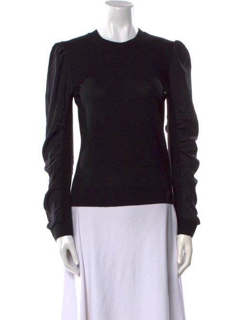 Veronica Beard Merino Wool Crew Neck Sweatshirt