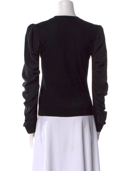 Veronica Beard Merino Wool Crew Neck Sweatshirt