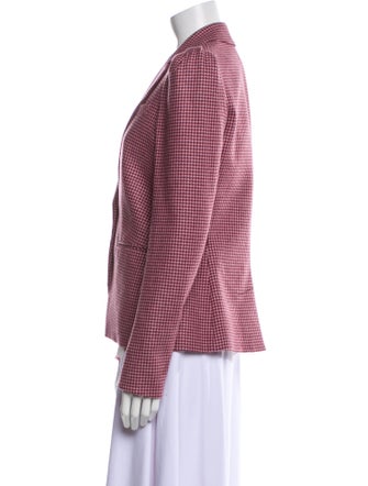 Veronica Beard Alpaca Houndstooth Print Blazer