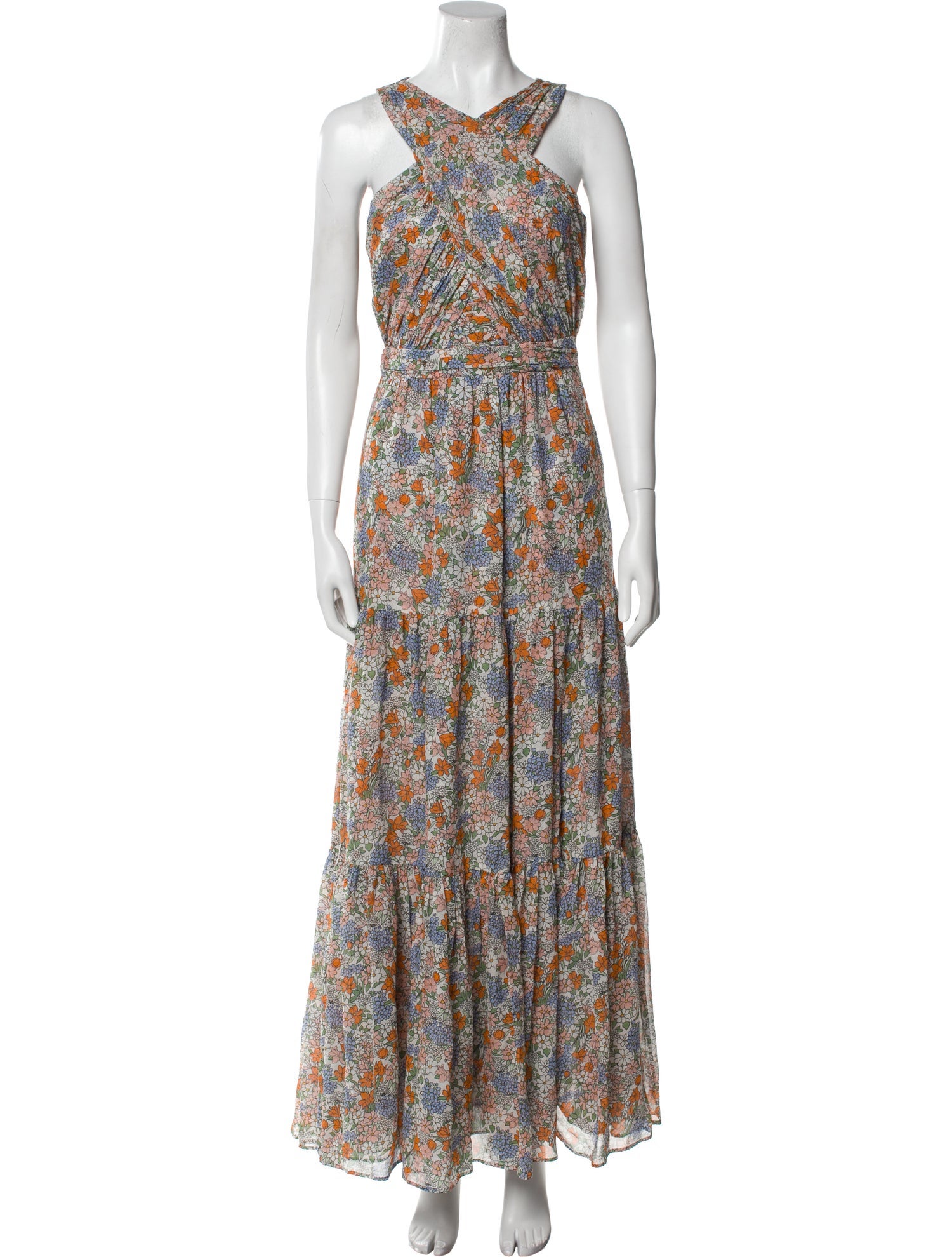 Veronica Beard Silk Long Dress