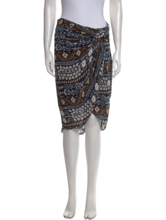 Veronica Beard Silk Knee-Length Skirt