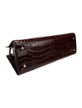 Veronica Beard Embossed Leather Shoulder Bag