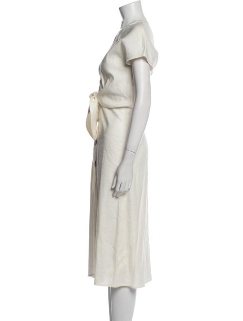 Veronica Beard V-Neck Midi Length Dress