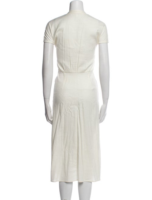 Veronica Beard V-Neck Midi Length Dress