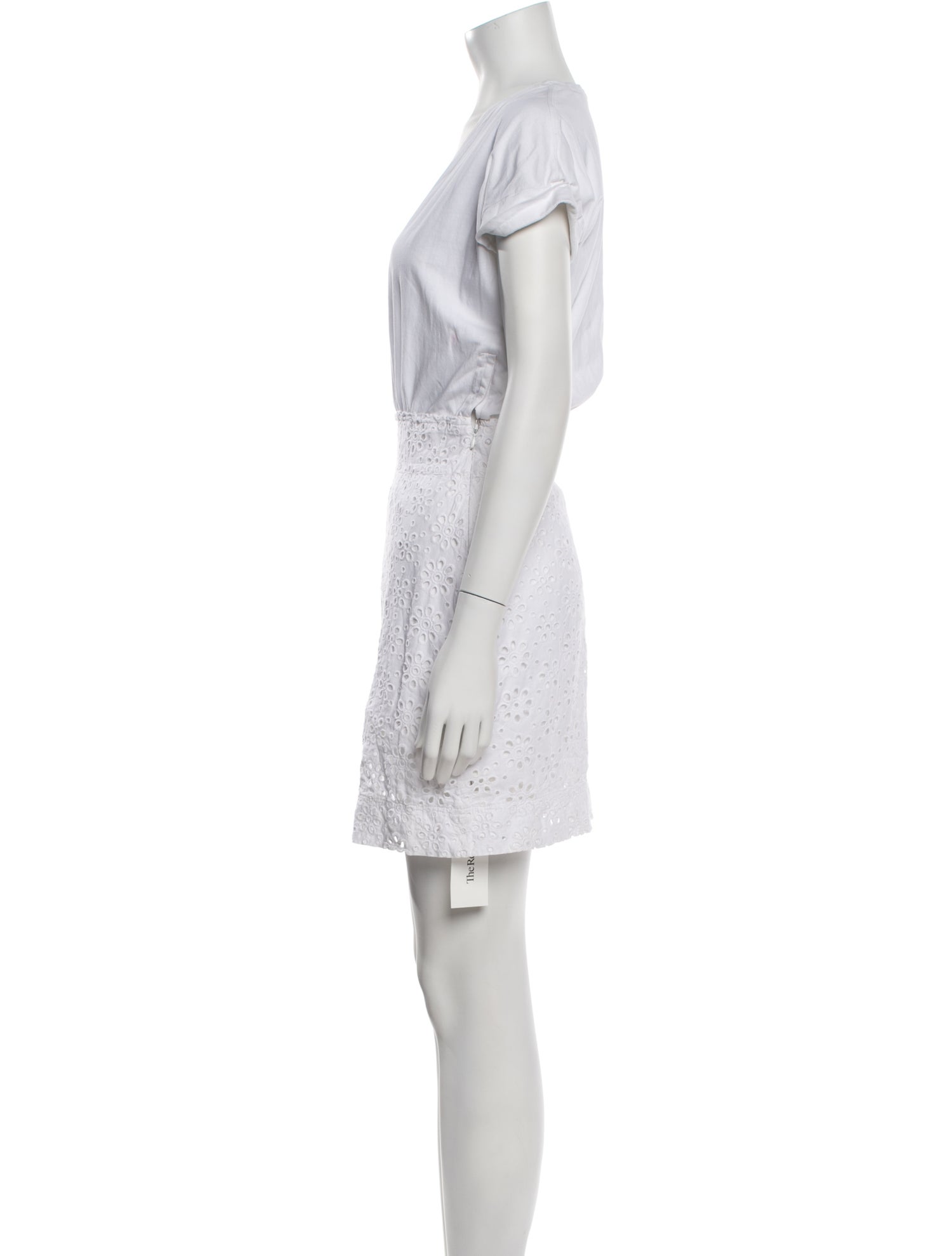 Veronica Beard V-Neck Mini Dress