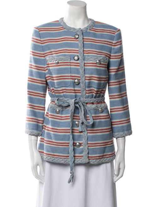 Veronica Beard Striped Evening Jacket