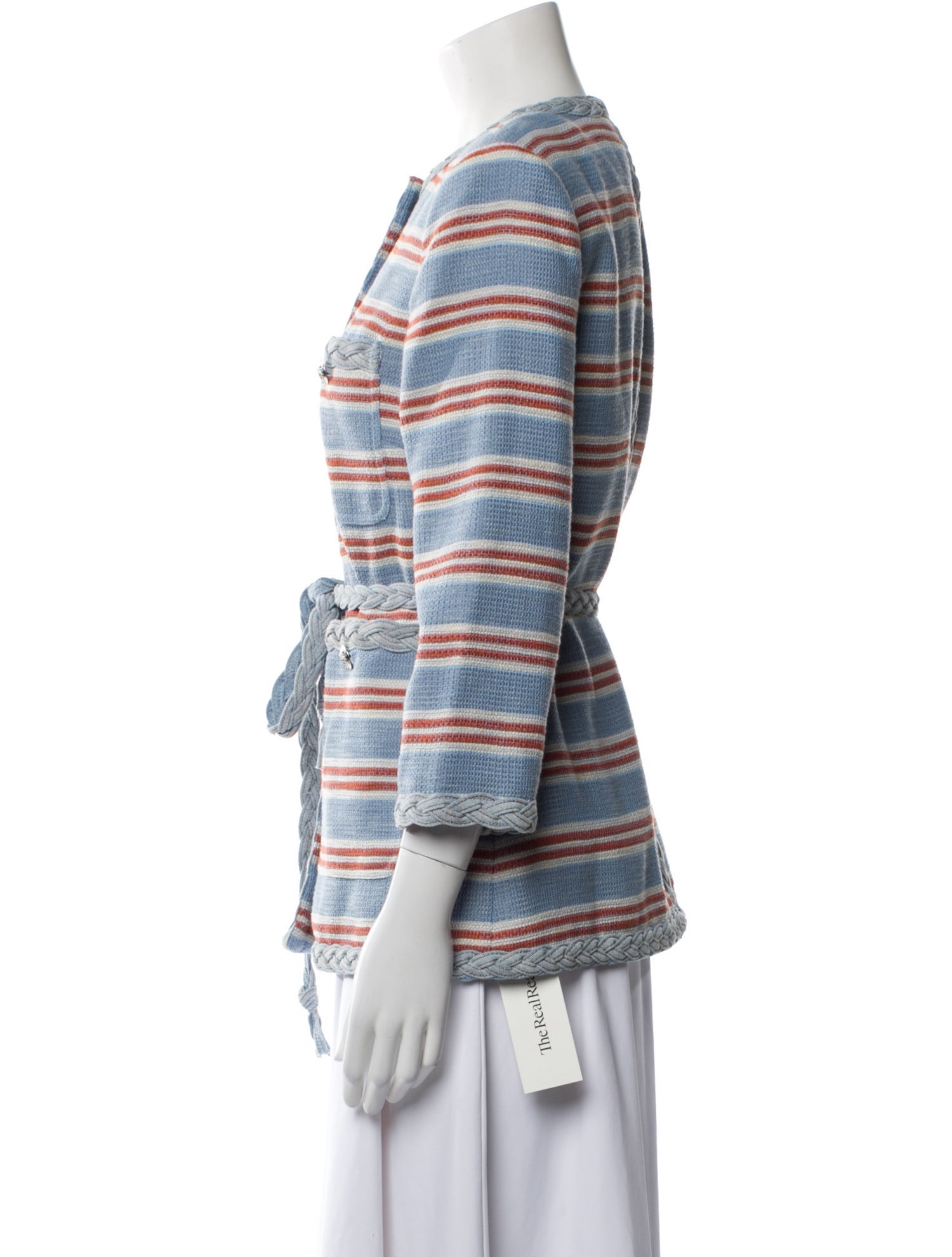 Veronica Beard Striped Evening Jacket