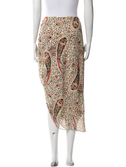 Veronica Beard Silk Midi Length Skirt