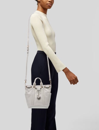 Veronica Beard Leather Bucket Bag