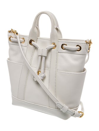 Veronica Beard Leather Bucket Bag