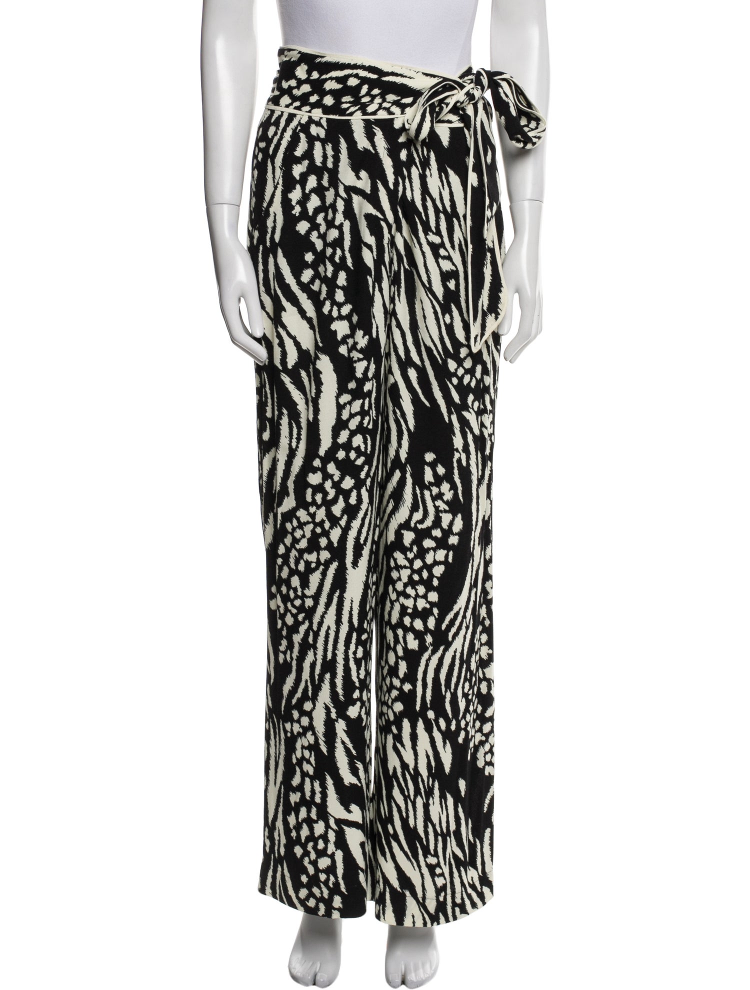 Veronica Beard Printed Wide Leg Pants