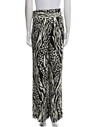 Veronica Beard Printed Wide Leg Pants