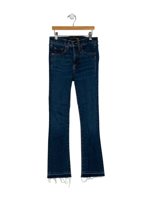 Veronica Beard Mid-Rise Straight Leg Jeans