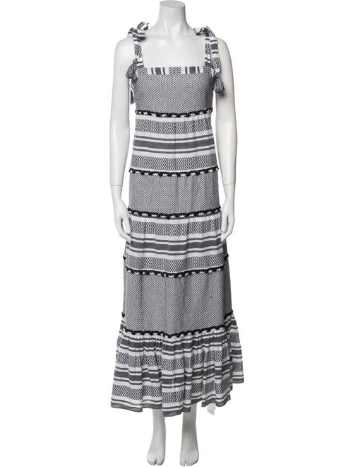 Veronica Beard Striped Midi Length Dress