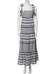 Veronica Beard Striped Midi Length Dress