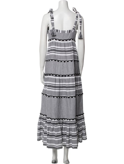 Veronica Beard Striped Midi Length Dress