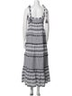 Veronica Beard Striped Midi Length Dress