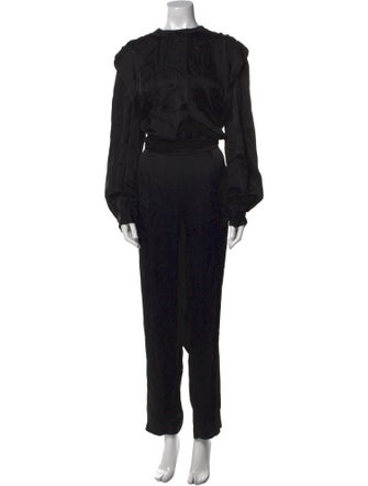 Veronica Beard Mock Neck Jumpsuit