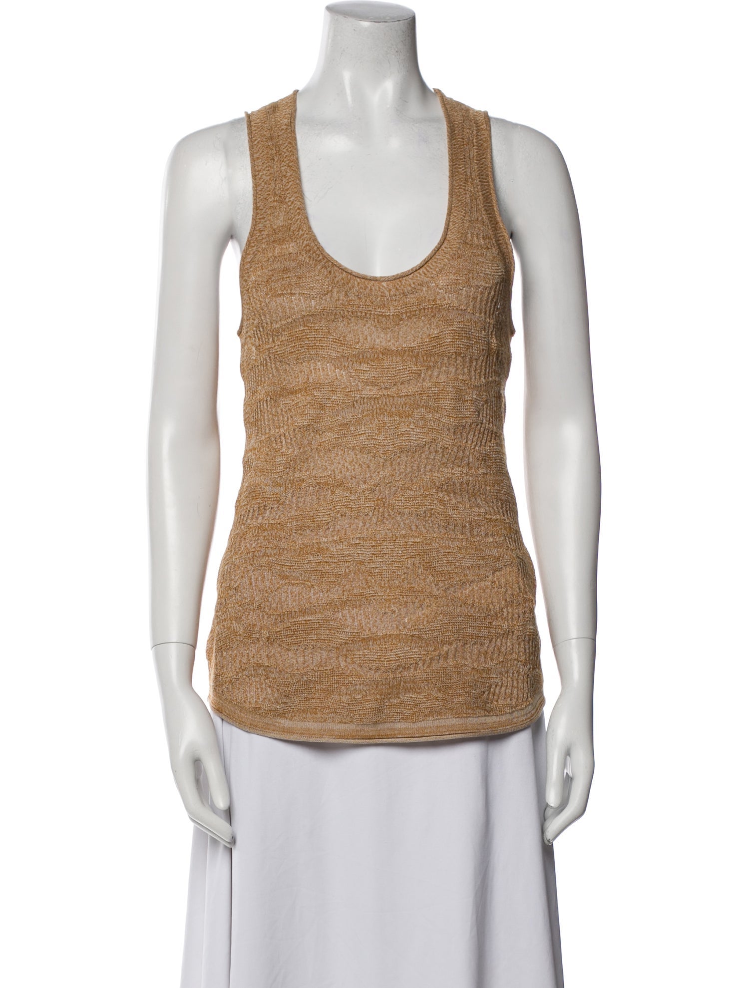 Veronica Beard Scoop Neck Sleeveless Top