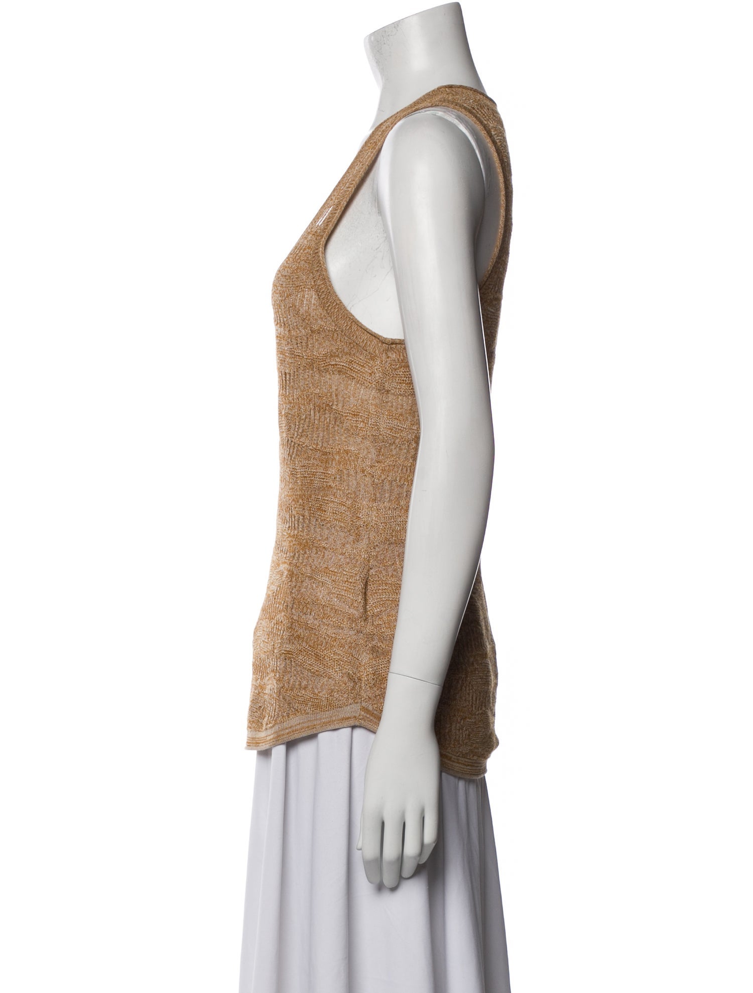 Veronica Beard Scoop Neck Sleeveless Top