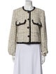 Veronica Beard Tweed Pattern Evening Jacket