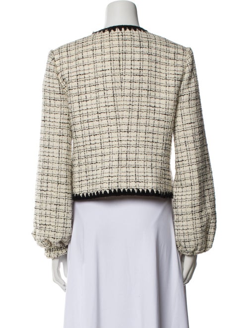Veronica Beard Tweed Pattern Evening Jacket