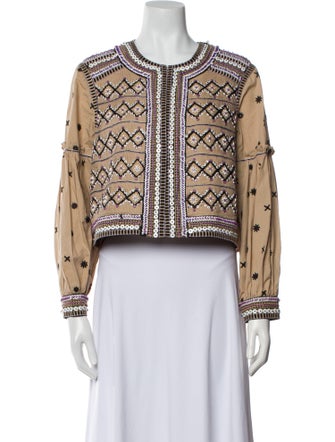 Veronica Beard Printed Evening Jacket