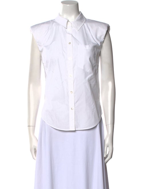 Veronica Beard Sleeveless Button-Up Top