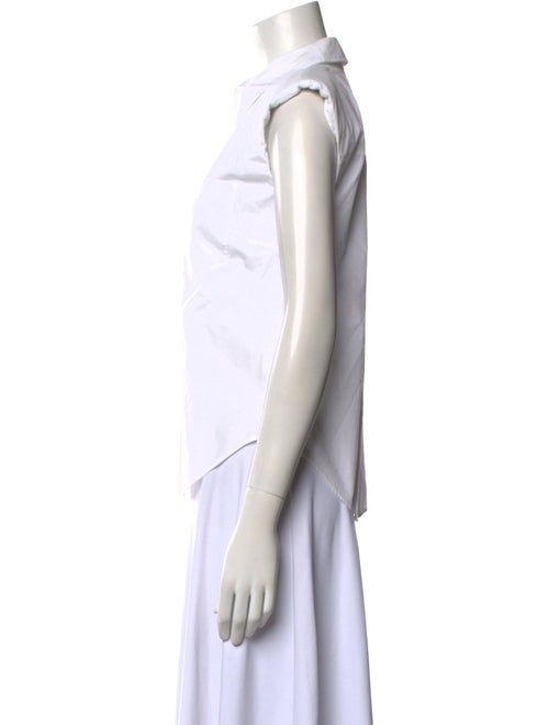 Veronica Beard Sleeveless Button-Up Top