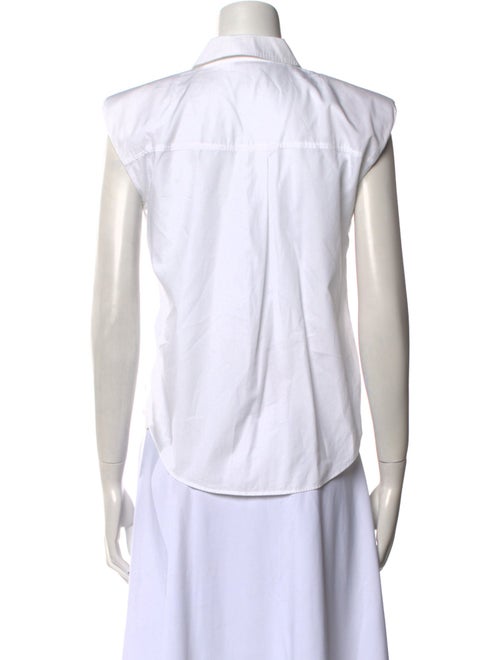 Veronica Beard Sleeveless Button-Up Top