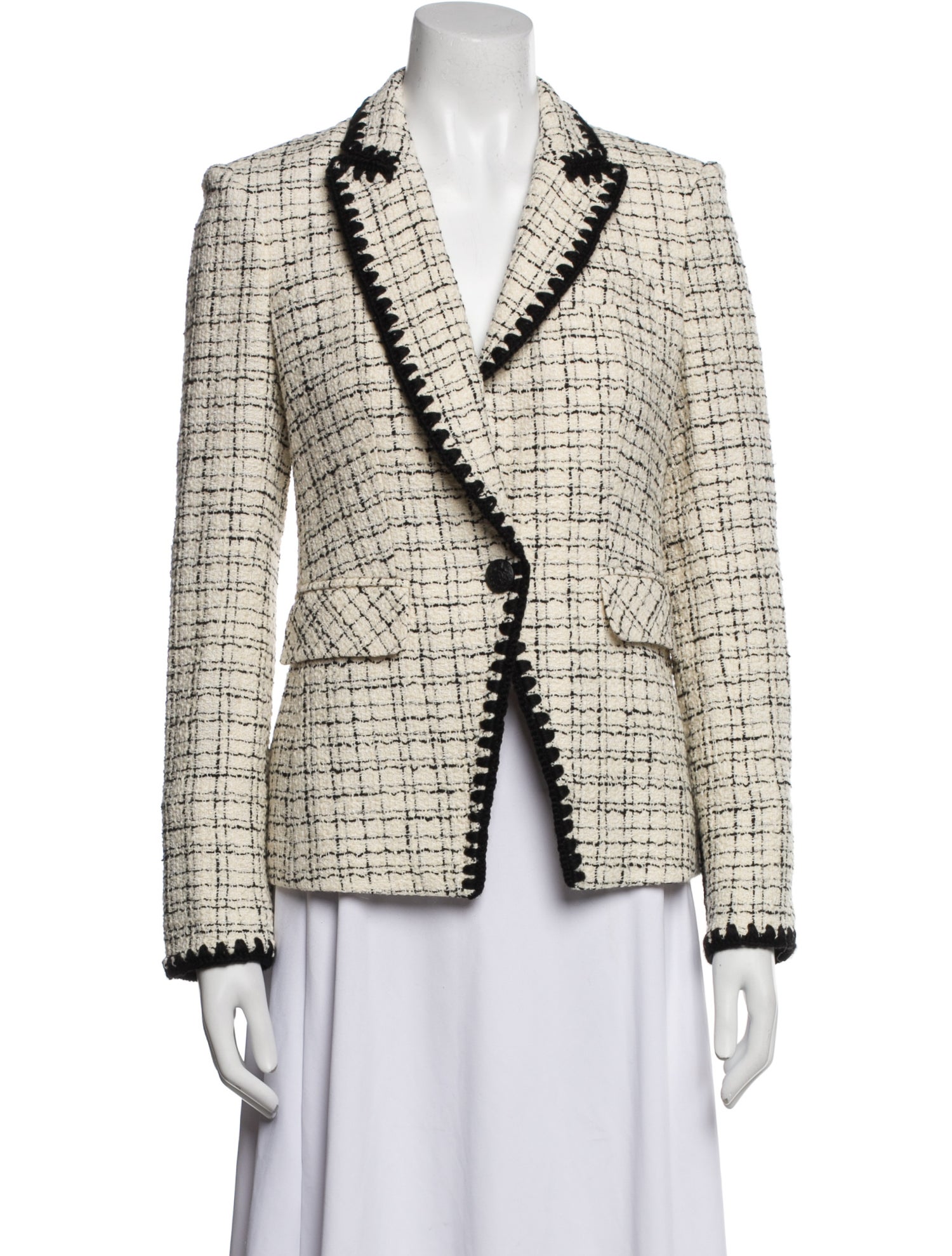 Veronica Beard Plaid Print Blazer w/ Tags